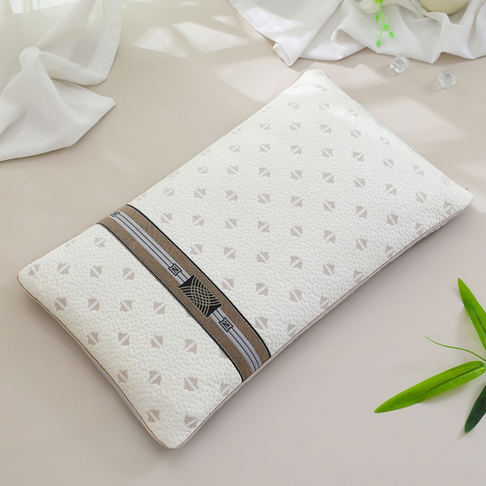 91家纺网 家纺一手货源 找家纺 （总）仁宇枕业 2026新款新品冰爽凉爽单边织带款夏凉荞麦枕头枕芯