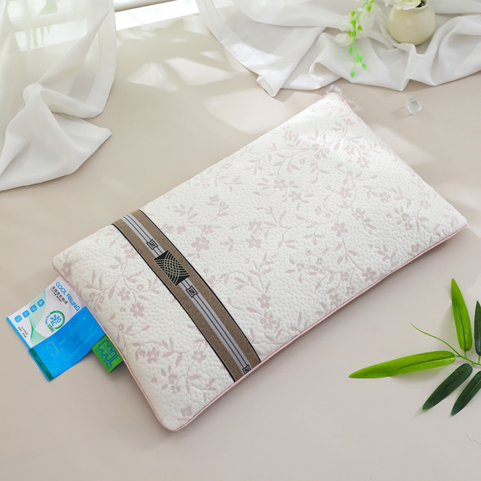 91家纺网 家纺一手货源 找家纺 （总）仁宇枕业 2026新款新品冰爽凉爽单边织带款夏凉荞麦枕头枕芯