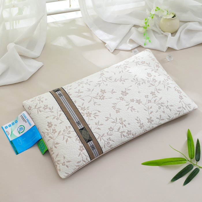 91家纺网 家纺一手货源 找家纺 （总）仁宇枕业 2026新款新品冰爽凉爽单边织带款夏凉荞麦枕头枕芯