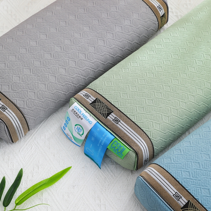 91家纺网 家纺一手货源 找家纺 （总）仁宇枕业 2026新款新品 波纹夏凉宫廷荞麦枕头枕芯