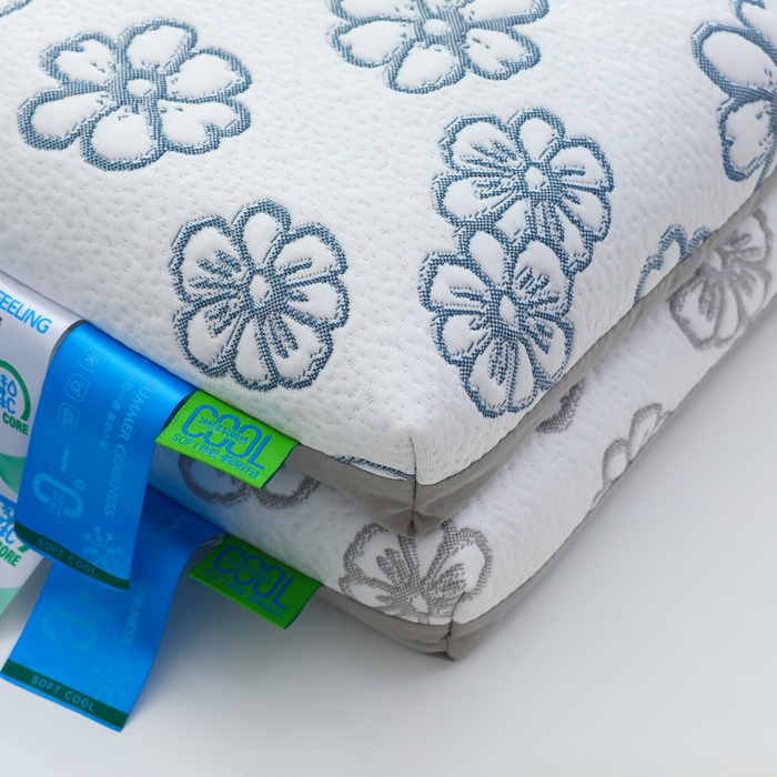 91家纺网 家纺一手货源 找家纺 （总）仁宇枕业 2026新款新品 朵朵花开夏凉花草荞麦枕头枕芯