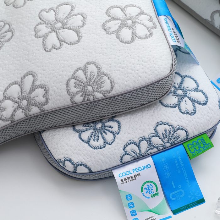 91家纺网 家纺一手货源 找家纺 （总）仁宇枕业 2026新款新品 朵朵花开夏凉花草荞麦枕头枕芯