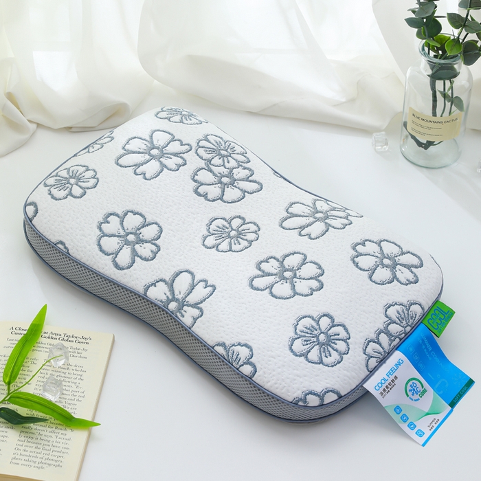 91家纺网 家纺一手货源 找家纺 （总）仁宇枕业 2026新款新品 朵朵花开夏凉花草荞麦枕头枕芯