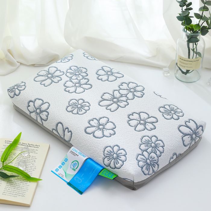 91家纺网 家纺一手货源 找家纺 （总）仁宇枕业 2026新款新品 朵朵花开夏凉花草荞麦枕头枕芯