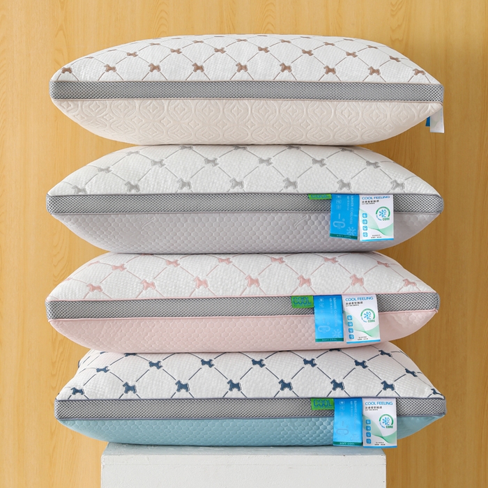 91家纺网 家纺一手货源 找家纺 （总）仁宇枕业  2024年新款枕芯 全棉极简系列水洗棉全荞麦枕头 40*60