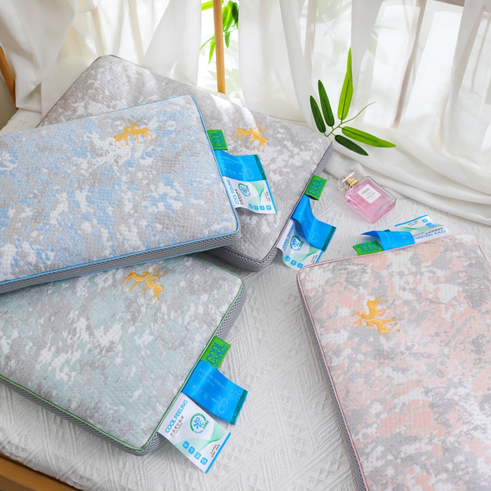 91家纺网 家纺一手货源 找家纺 （总）仁宇枕业  2024年新款枕芯 全棉极简系列水洗棉全荞麦枕头 40*60