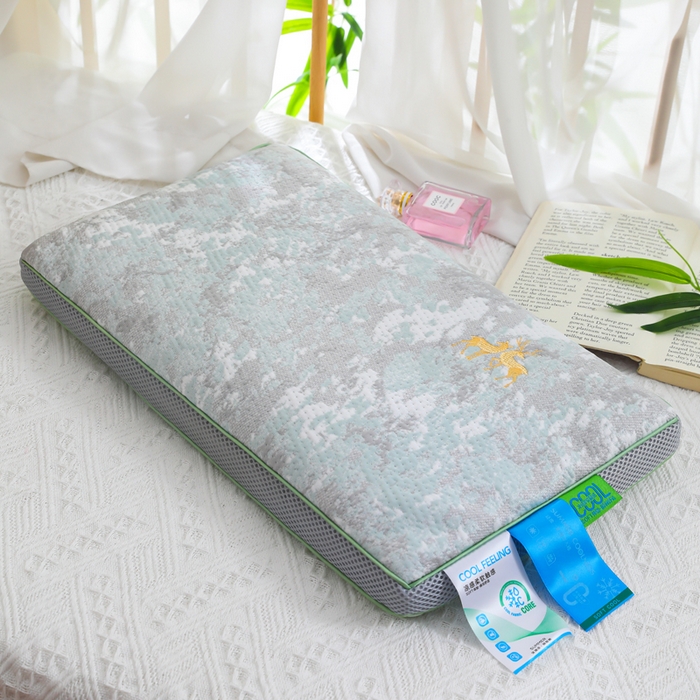 91家纺网 家纺一手货源 找家纺 （总）仁宇枕业 2026新款新品 玫瑰系列夏凉枕透气款荞麦枕头枕芯