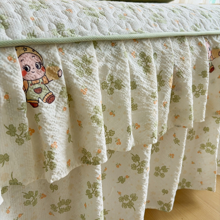 91家纺网 家纺一手货源 找家纺 （总）铠畅家纺 2026新款泡芙纱水洗棉夏被四件套