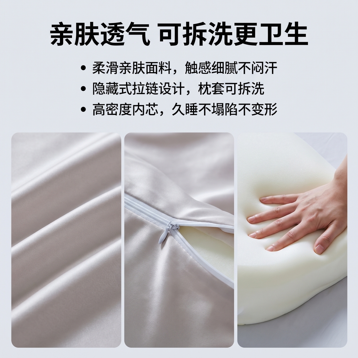 91家纺网 家纺一手货源 找家纺 （总）熙朵梦家纺 2026新款牵引枕记忆枕芯凉感零压深睡按摩枕芯枕头