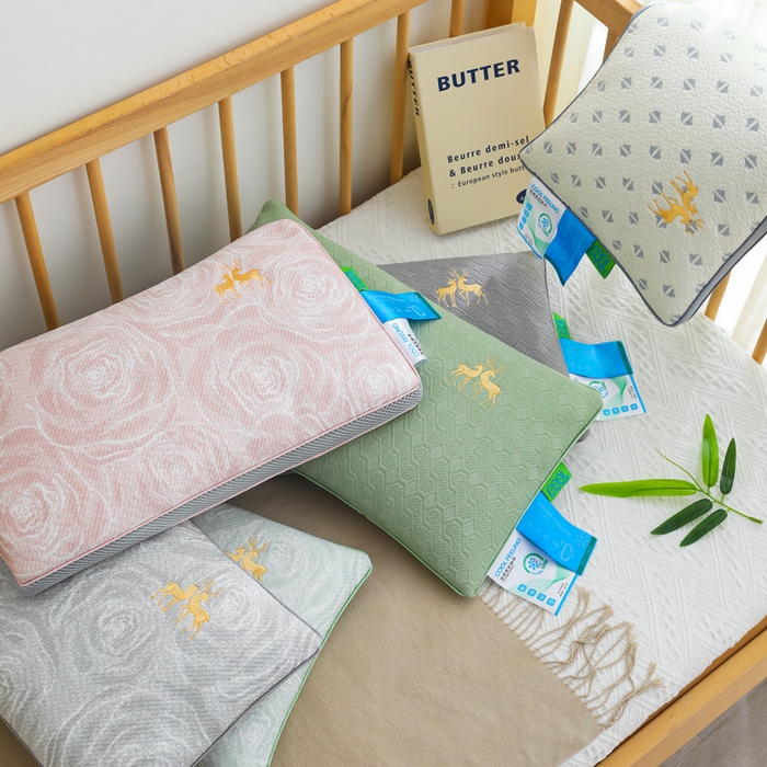 91家纺网 家纺一手货源 找家纺 （总）仁宇枕业 2026新款新品 透气款夏凉凉感丝荞麦枕头枕芯