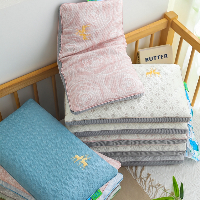 91家纺网 家纺一手货源 找家纺 （总）仁宇枕业 2026新款新品 透气款夏凉凉感丝荞麦枕头枕芯