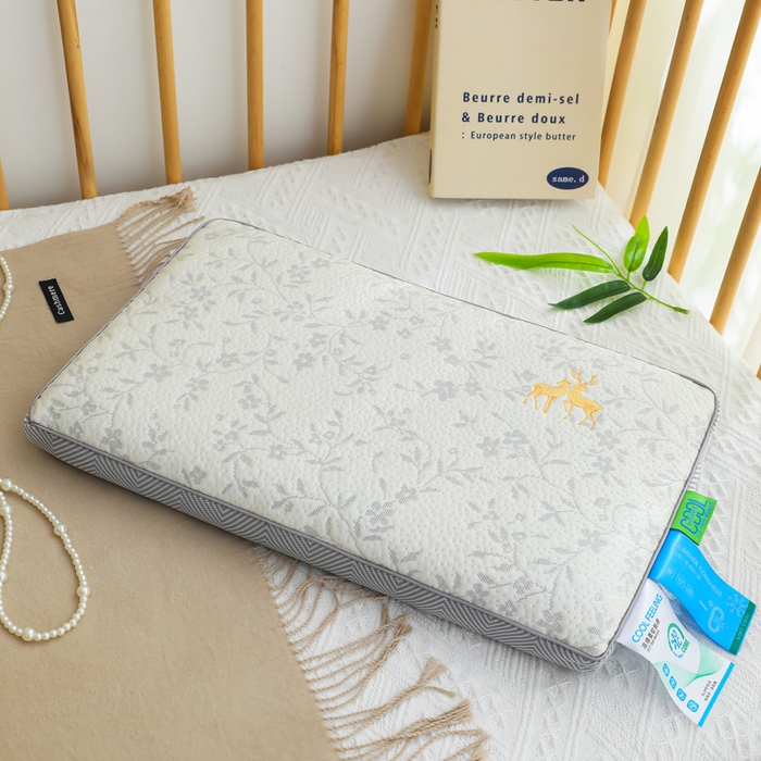 91家纺网 家纺一手货源 找家纺 （总）仁宇枕业 2026新款新品 透气款夏凉凉感丝荞麦枕头枕芯