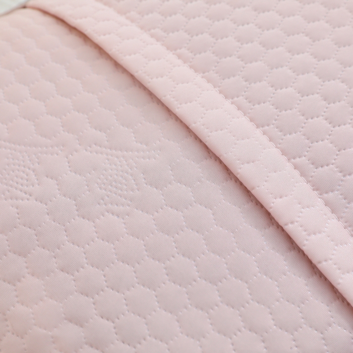 91家纺网 家纺一手货源 找家纺 仁宇枕业 2026新款新品 透气款夏凉凉感丝荞麦枕头枕芯 透气玫瑰花夏凉枕-双边款粉色