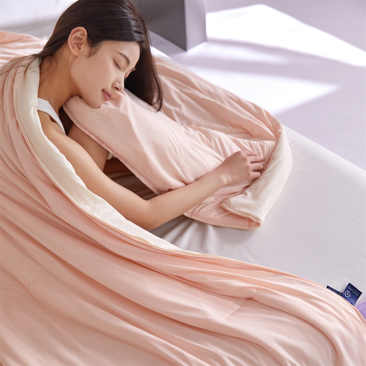 91家纺网 家纺一手货源 找家纺 （总）头等舱 2026新款锦氨凉感&针织（优可丝）30%醋酯纤维双感夏被