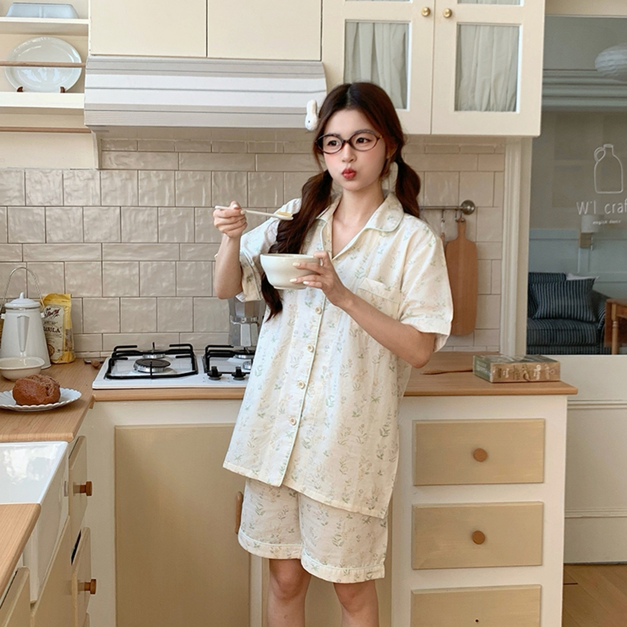 91家纺网 家纺一手货源 找家纺 （总）爱思佳 2026新款全棉纯棉双层纱短袖睡衣系列