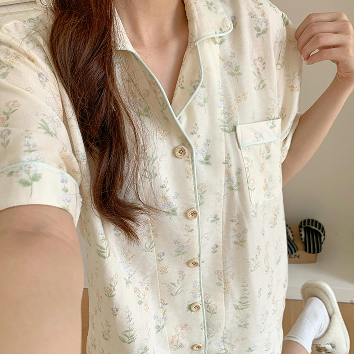 91家纺网 家纺一手货源 找家纺 （总）爱思佳 2026新款全棉纯棉双层纱短袖睡衣系列