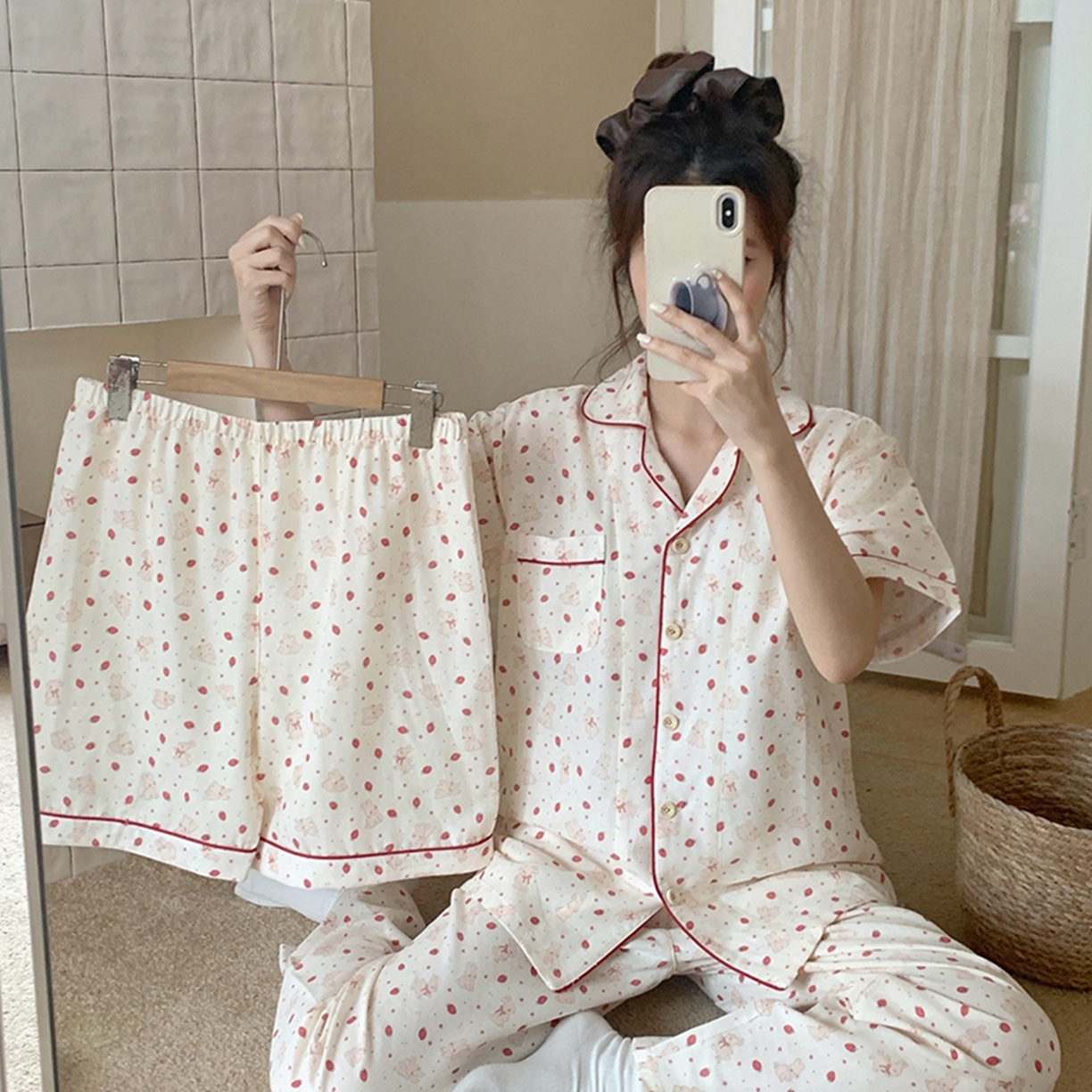 91家纺网 家纺一手货源 找家纺 （总）爱思佳 2026新款全棉纯棉双层纱短袖睡衣系列