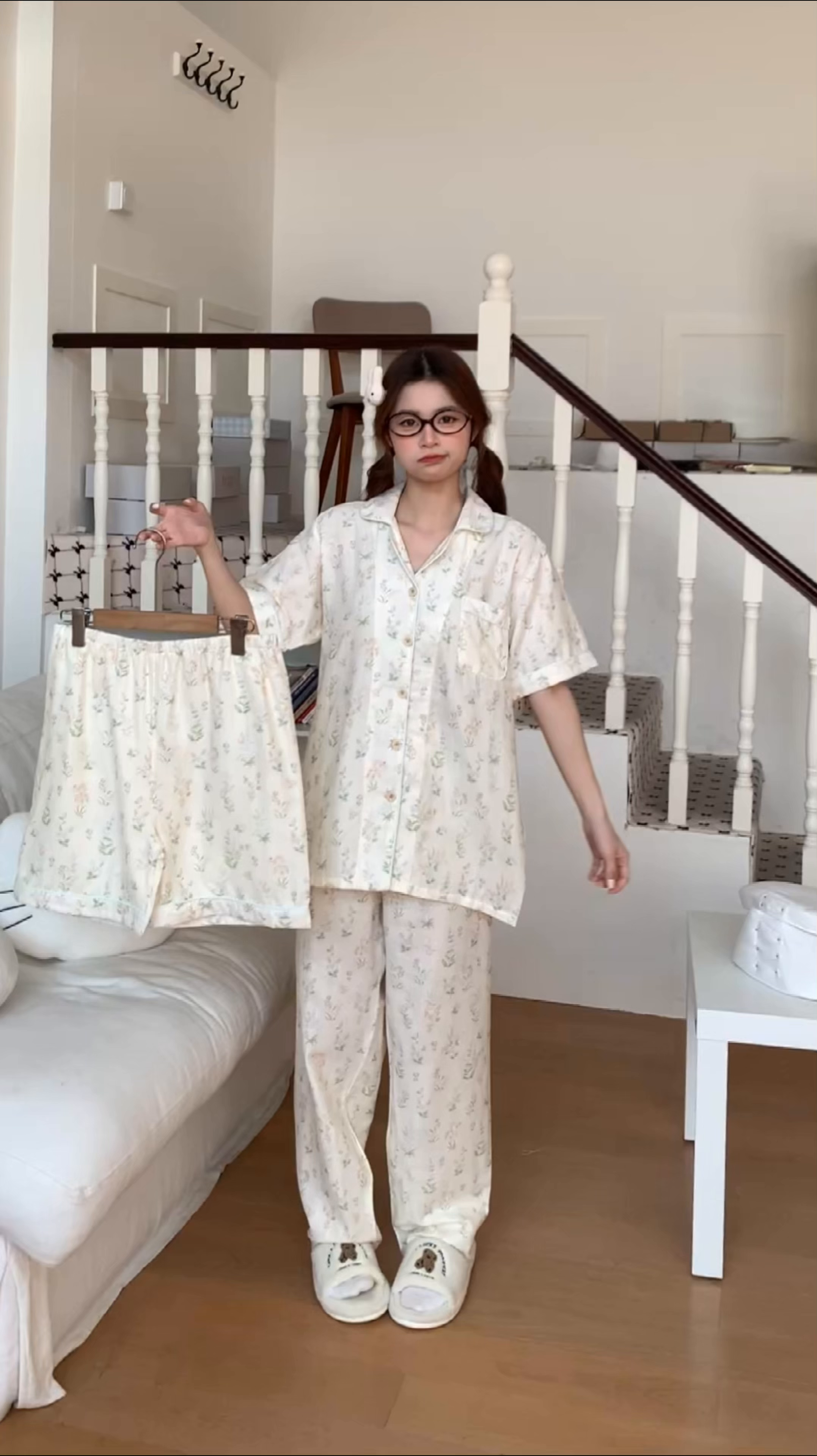 91家纺网 家纺一手货源 找家纺 （总）爱思佳 2026新款全棉纯棉双层纱短袖睡衣系列