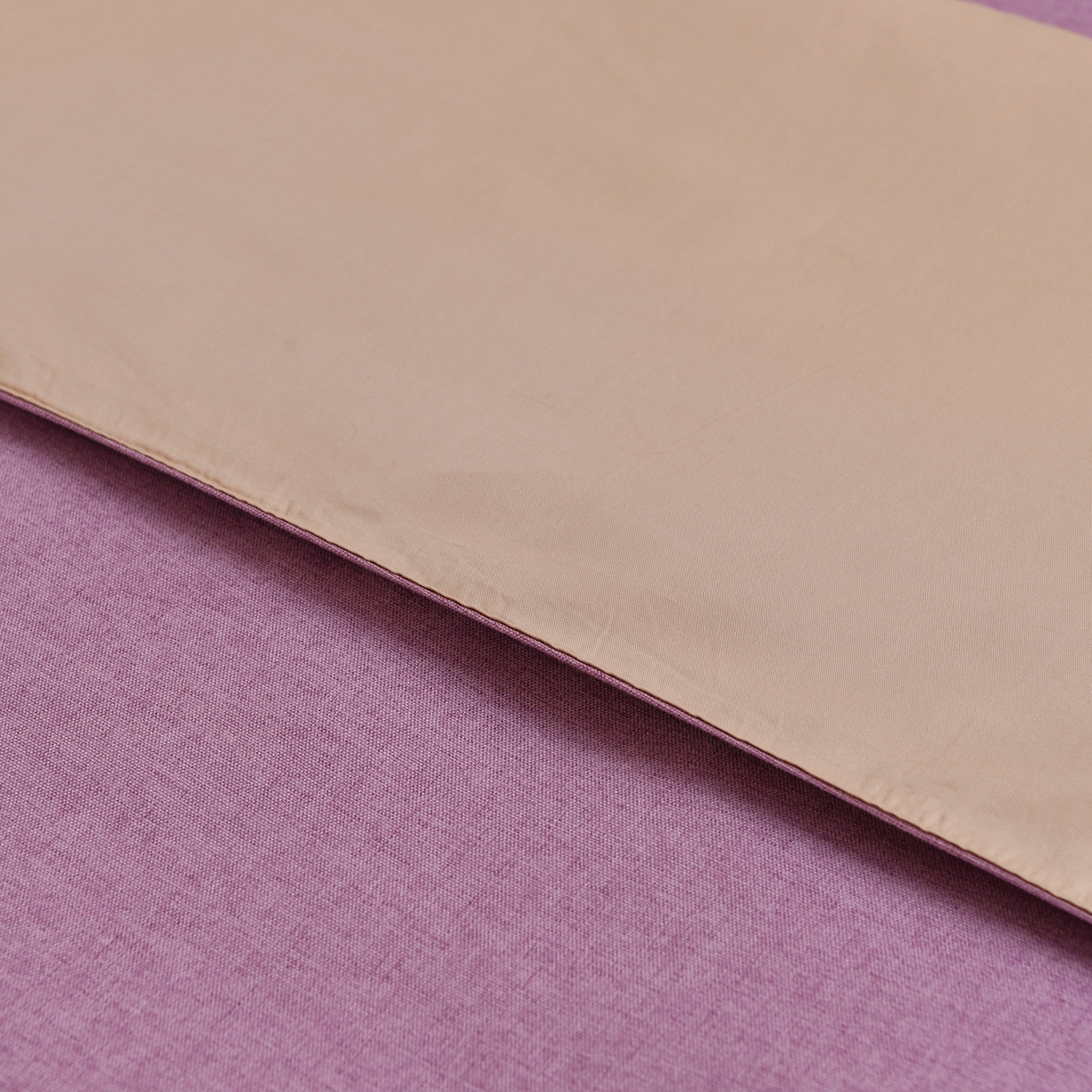 91家纺网 家纺一手货源 找家纺 莉人坊 2026新款彩棉麻床罩-富贵花开 富贵花开-幻紫