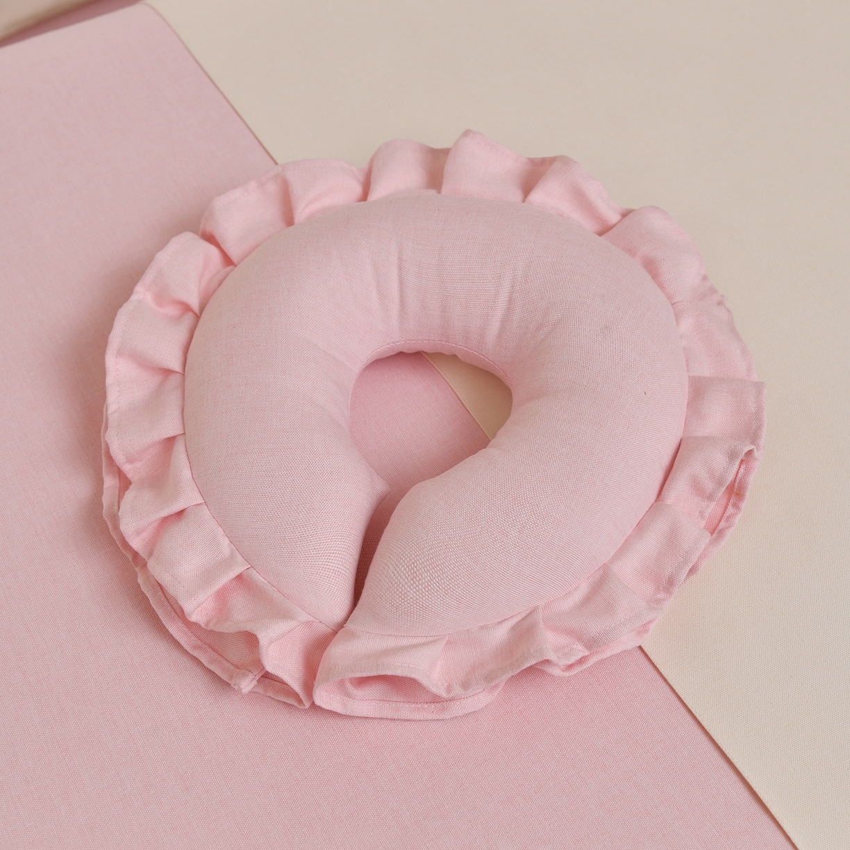 91家纺网 家纺一手货源 找家纺 莉人坊 2026新款彩棉麻床罩-富贵花开 富贵花开-珠粉