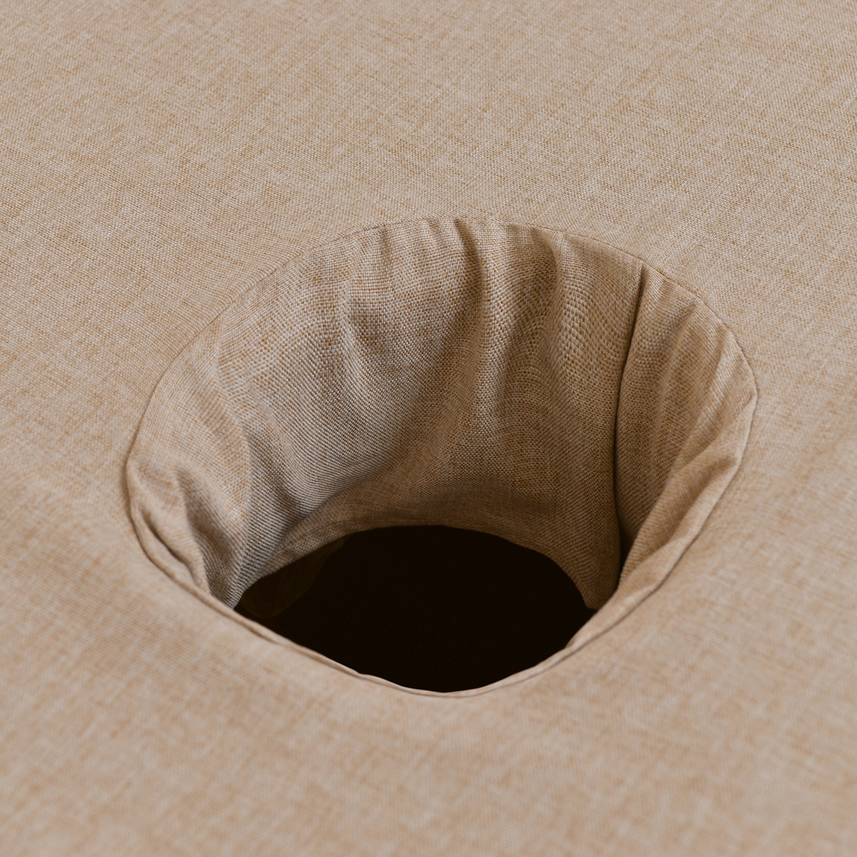 91家纺网 家纺一手货源 找家纺 莉人坊 2026新款彩棉麻床罩-富贵花开 富贵花开-米驼