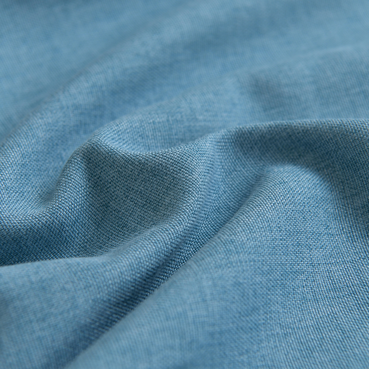 91家纺网 家纺一手货源 找家纺 莉人坊 2026新款彩棉麻床罩-富贵花开 富贵花开-湖蓝