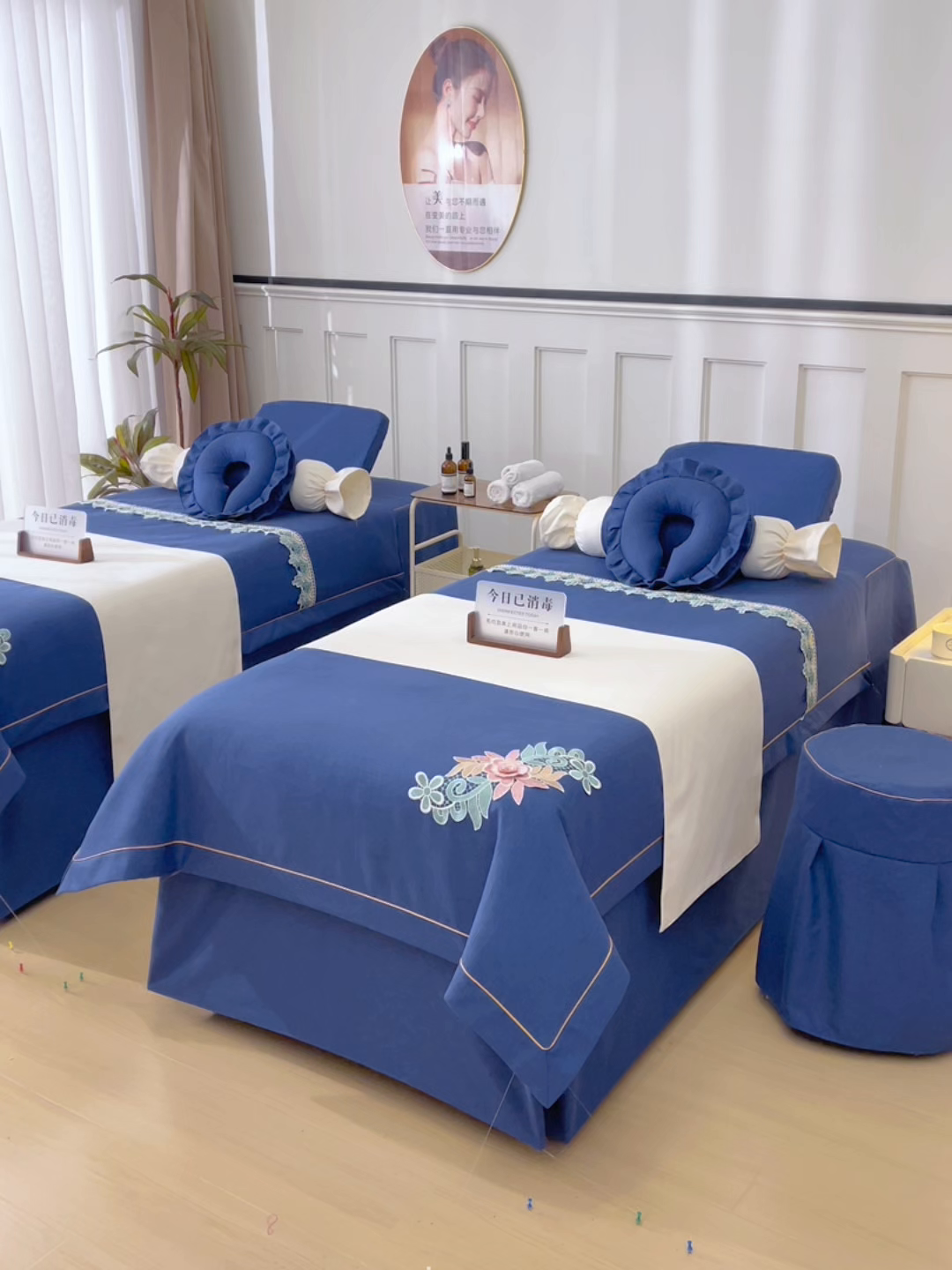 91家纺网 家纺一手货源 找家纺 （总）莉人坊 2026新款彩棉麻床罩-富贵花开