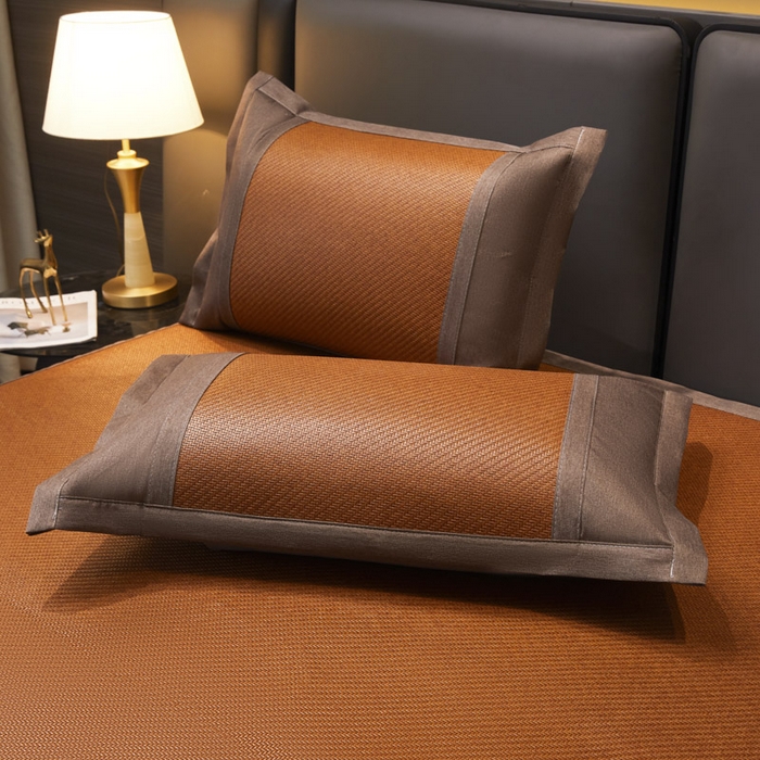 91家纺网 家纺一手货源 找家纺 （总）可恩欣 2026新款全新A类第6代植物凉感古藤席-静心