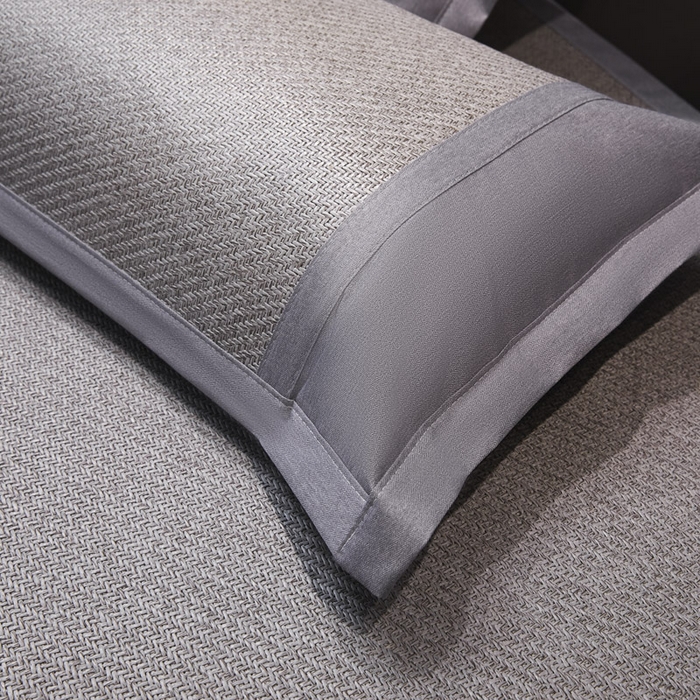 91家纺网 家纺一手货源 找家纺 可恩欣 2026新款全新A类第6代植物凉感古藤席-静心 平席 静心灰