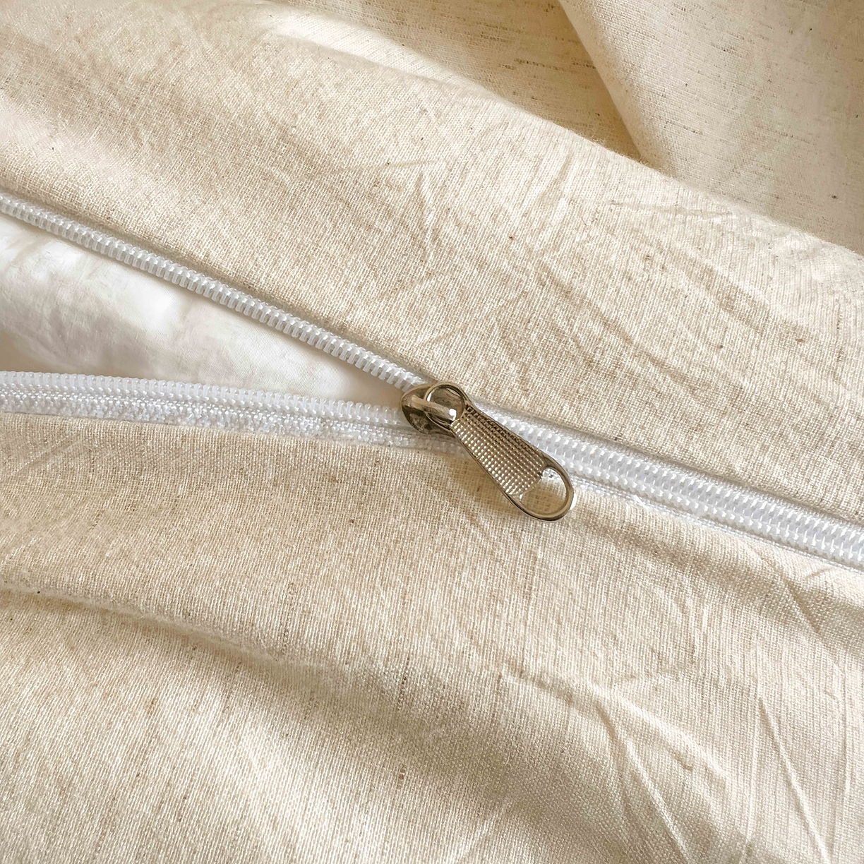 91家纺网 家纺一手货源 找家纺 （总）树下 2026新款A类高支高密棉麻四件套-素麻