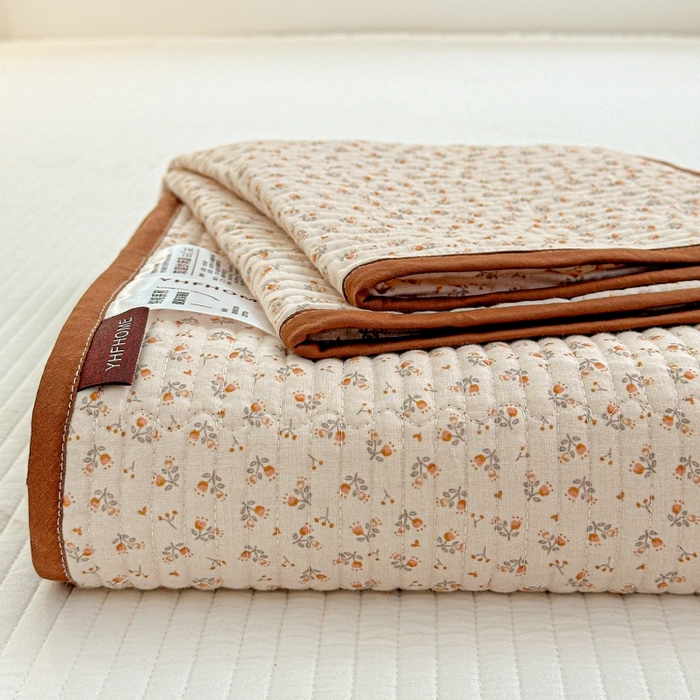 91家纺网 家纺一手货源 找家纺 （总）文黛家居 2026新款全棉双层纱床盖款三件套