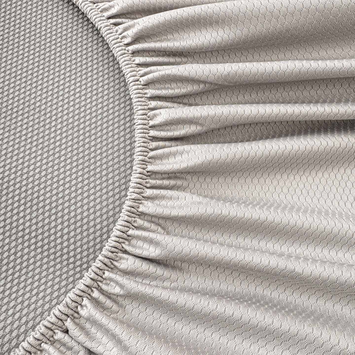 91家纺网 家纺一手货源 找家纺 川悦生活 2026新款凉豆豆提花凉席床笠款 床笠甜心-水蓝