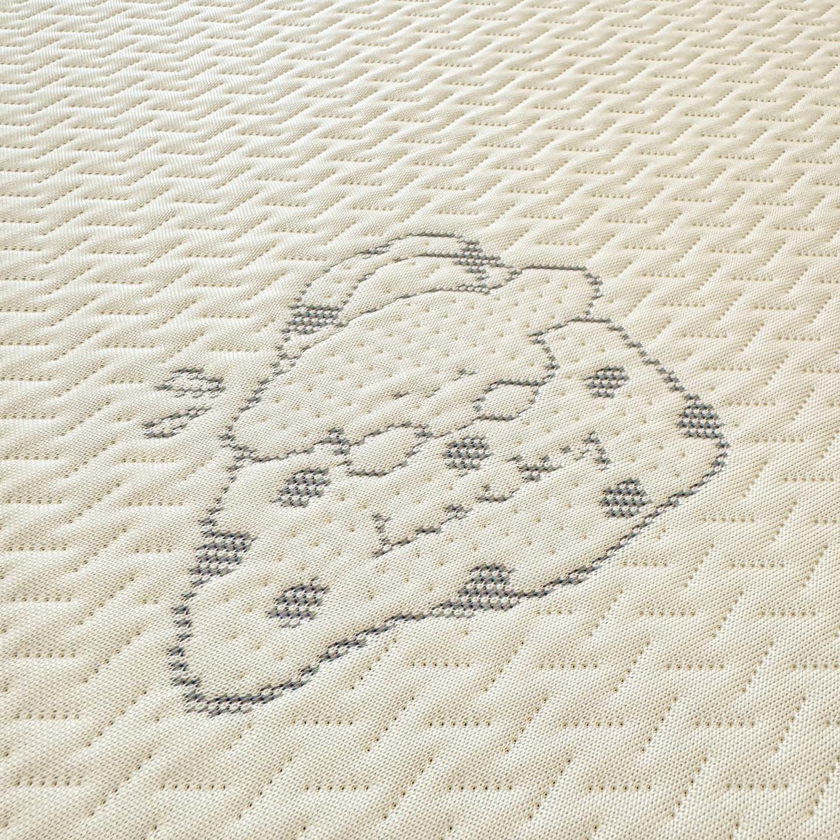 91家纺网 家纺一手货源 找家纺 川悦生活 2026新款凉豆豆提花凉席床笠款 床笠朴朴小旺