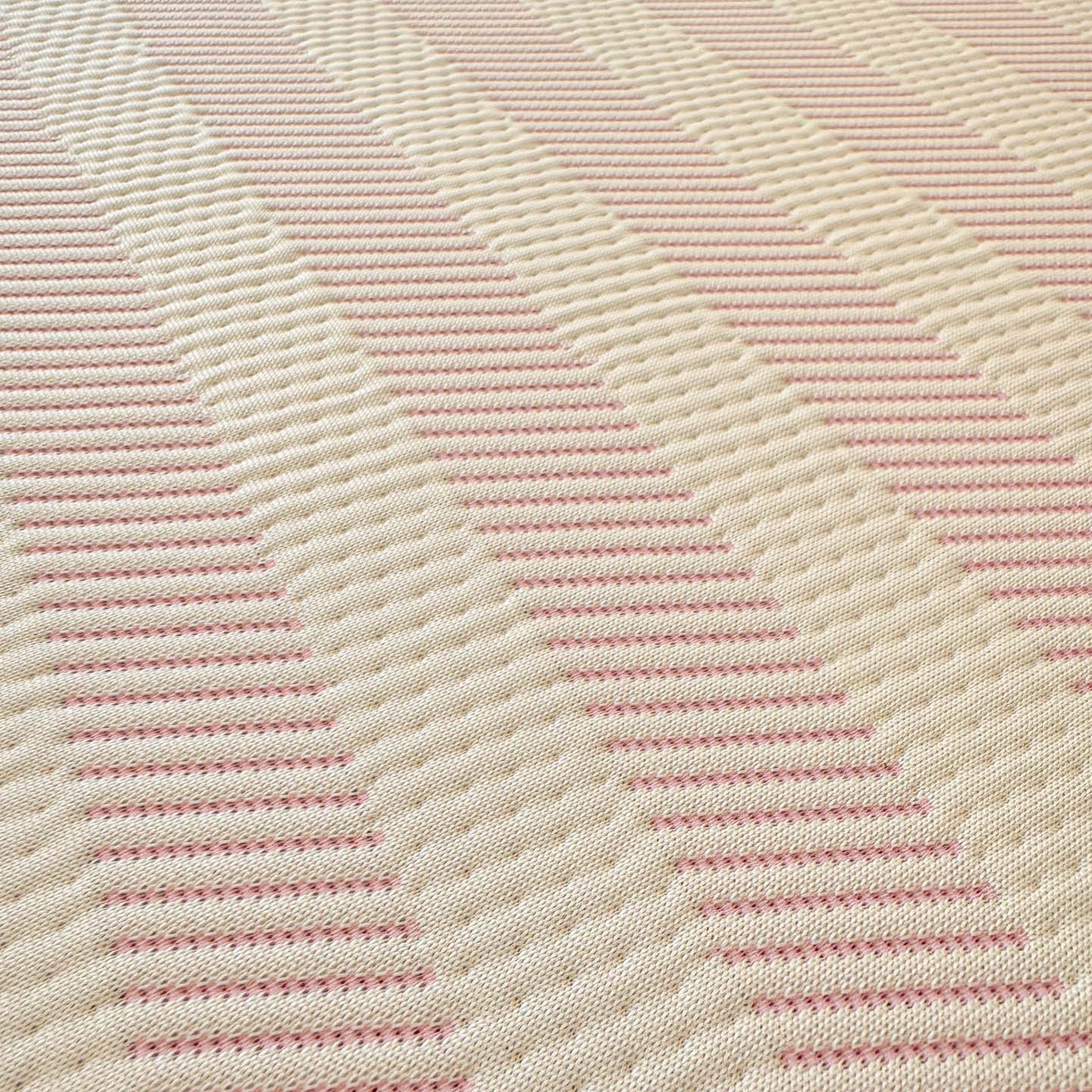 91家纺网 家纺一手货源 找家纺 川悦生活 2026新款凉豆豆提花凉席床笠款 床笠甜心-奶粉