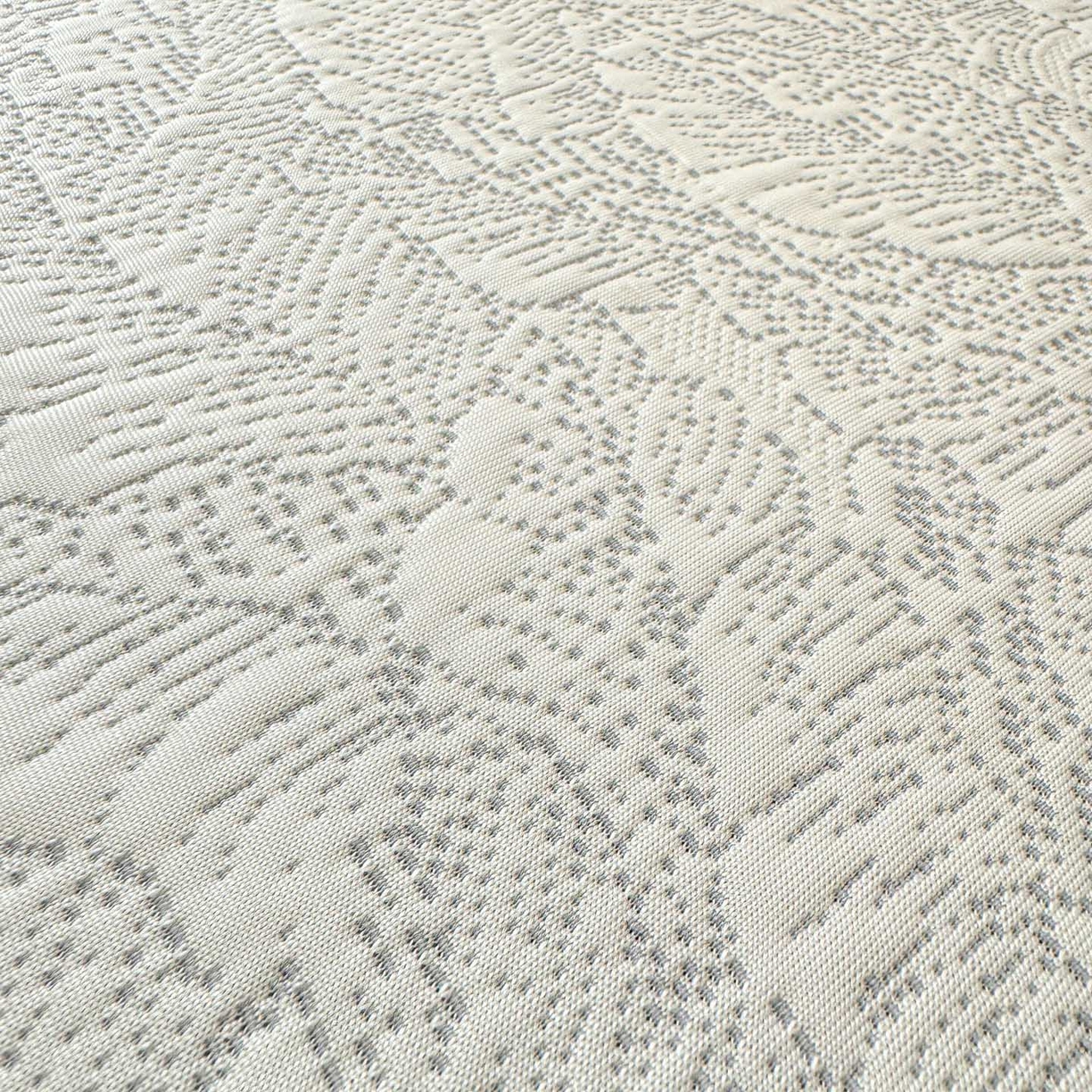 91家纺网 家纺一手货源 找家纺 川悦生活 2026新款凉豆豆提花凉席床笠款 床笠夏季岛屿-月银