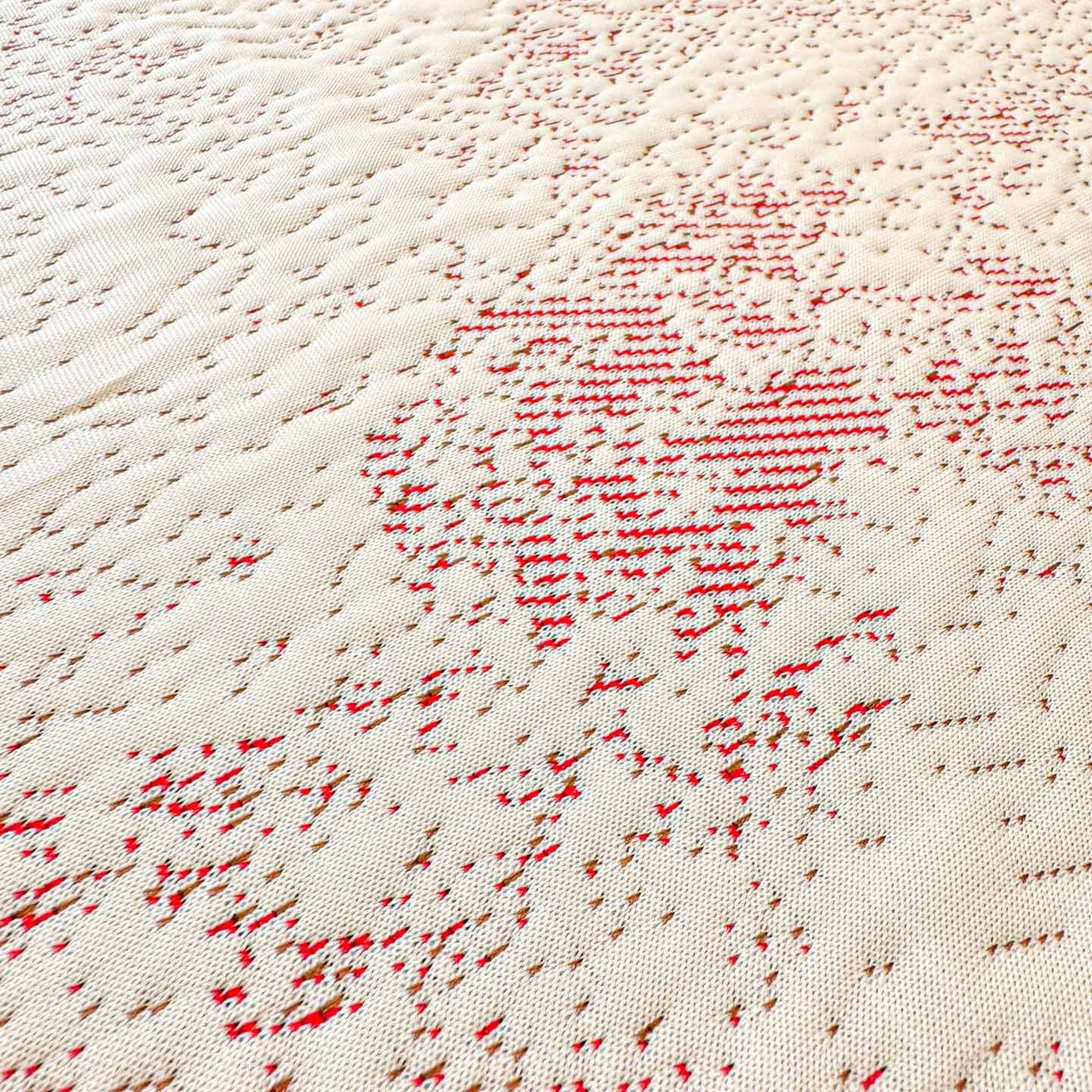 91家纺网 家纺一手货源 找家纺 川悦生活 2026新款凉豆豆提花凉席床笠款 床笠尼尔-粉