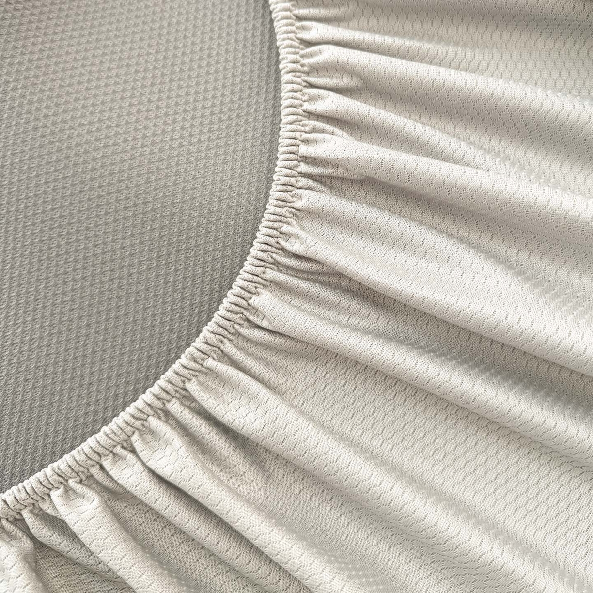 91家纺网 家纺一手货源 找家纺 川悦生活 2026新款凉豆豆提花凉席床笠款 床笠奶油星月