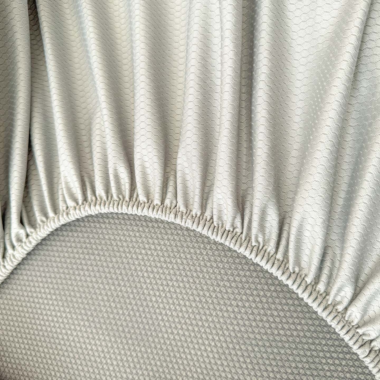 91家纺网 家纺一手货源 找家纺 川悦生活 2026新款凉豆豆提花凉席床笠款 床笠月桂-月银