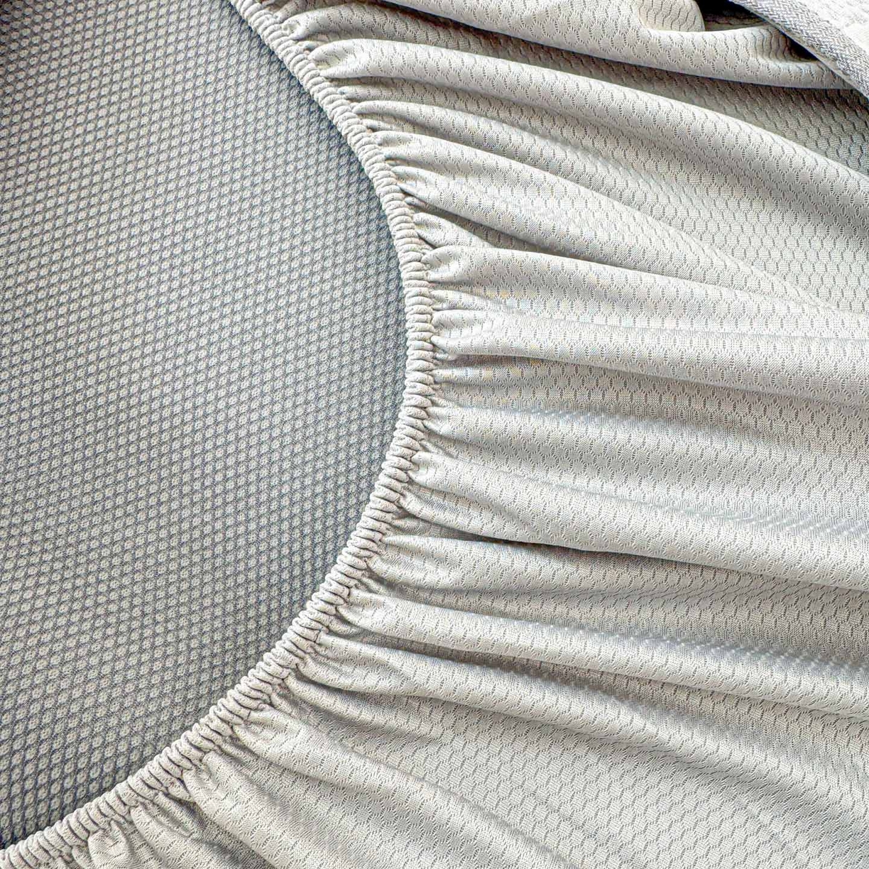 91家纺网 家纺一手货源 找家纺 川悦生活 2026新款凉豆豆提花凉席床笠款 床笠夏季岛屿-月银