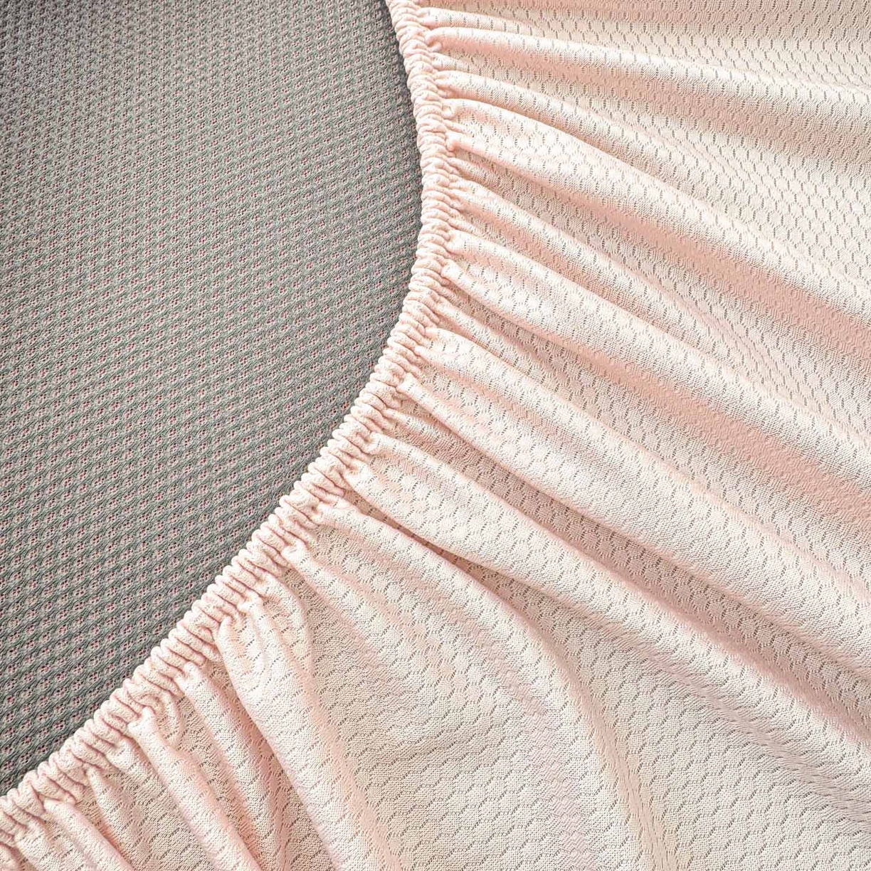 91家纺网 家纺一手货源 找家纺 川悦生活 2026新款凉豆豆提花凉席床笠款 床笠尼尔-粉