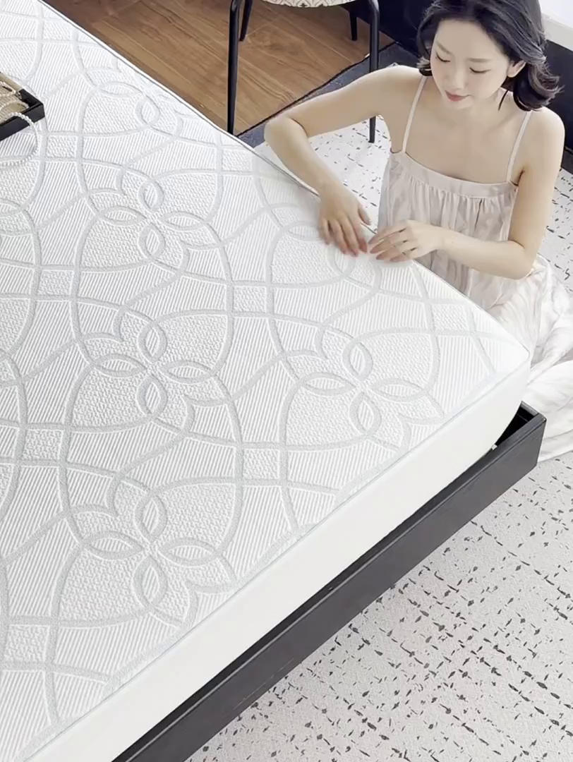 91家纺网 家纺一手货源 找家纺 安莱生活 2026新品A类“冰糕”高分子PE550D床笠款（含银丝款）三件套凉席第二批 清涟-银丝