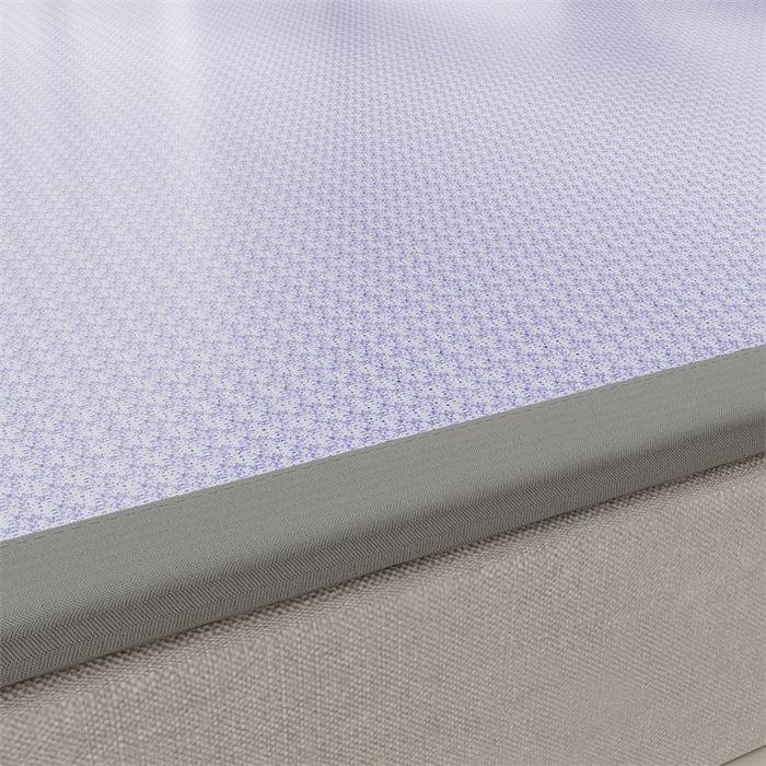 91家纺网 家纺一手货源 找家纺 色鬼布艺高端家居主号 2026新款抗菌冰激凌色织提花床单款床席冰丝席席子凉席 冰淇淋-梦幻紫