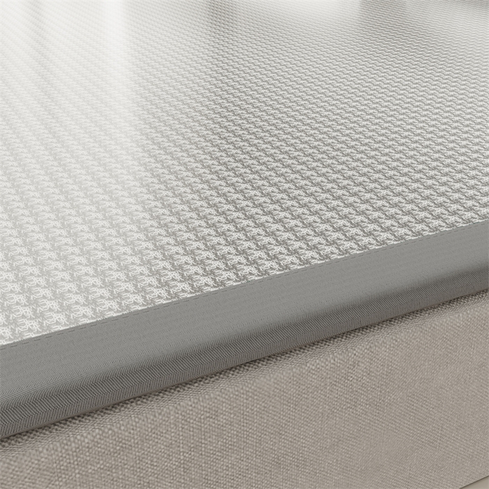 91家纺网 家纺一手货源 找家纺 色鬼布艺高端家居主号 2026新款抗菌冰激凌色织提花床单款床席冰丝席席子凉席 冰淇淋-烟灰