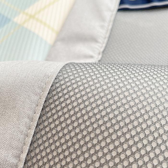 91家纺网 家纺一手货源 找家纺 女子家纺 2026新款大斜纹复合冰丝凉席-床席款 爱心气泡粉