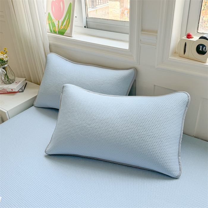 91家纺网 家纺一手货源 找家纺 （总）女子家纺 2026新款凉感丝豆豆床笠三件套加厚三明治床垫保护套