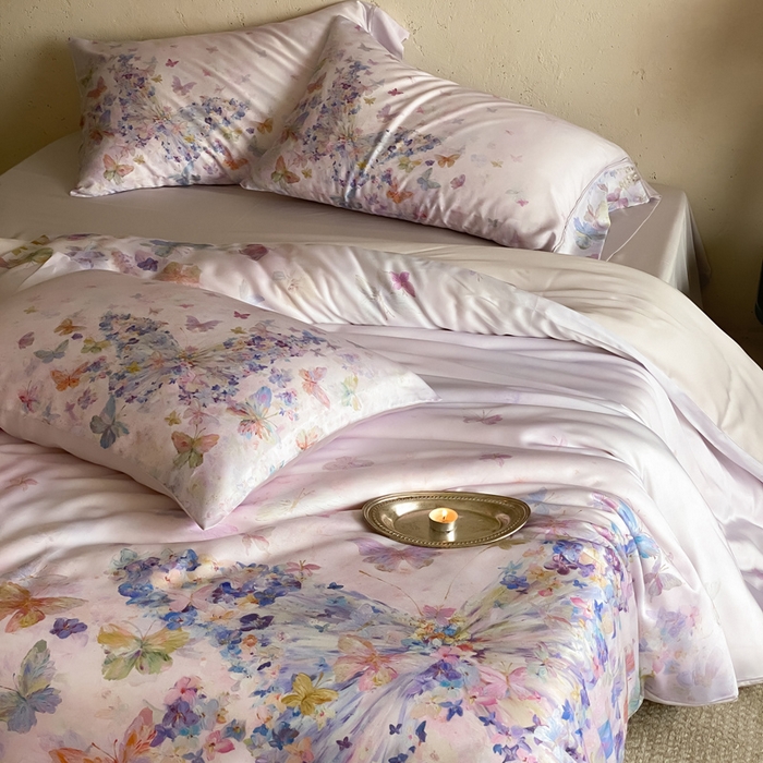 91家纺网 家纺一手货源 找家纺 （总）三味舒屋 2026新款60S凝夏臻享天丝数码印花四件套