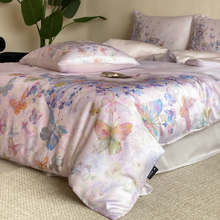 91家纺网 家纺一手货源 找家纺 （总）三味舒屋 2026新款60S凝夏臻享天丝数码印花四件套