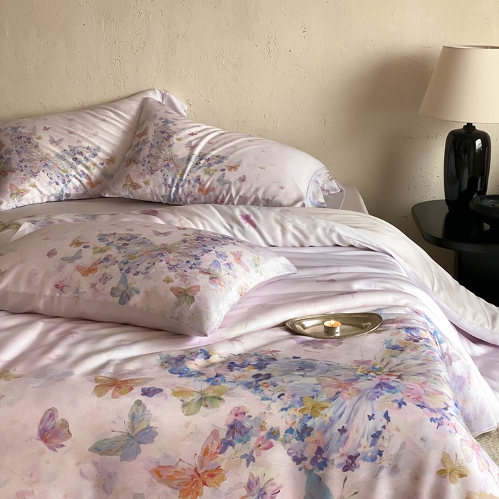 91家纺网 家纺一手货源 找家纺 （总）三味舒屋 2026新款60S凝夏臻享天丝数码印花四件套