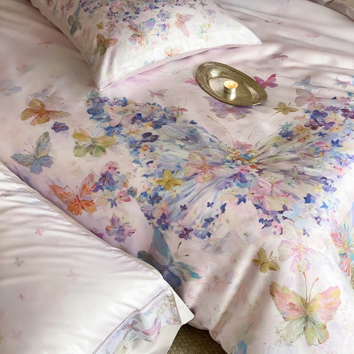 91家纺网 家纺一手货源 找家纺 （总）三味舒屋 2026新款60S凝夏臻享天丝数码印花四件套