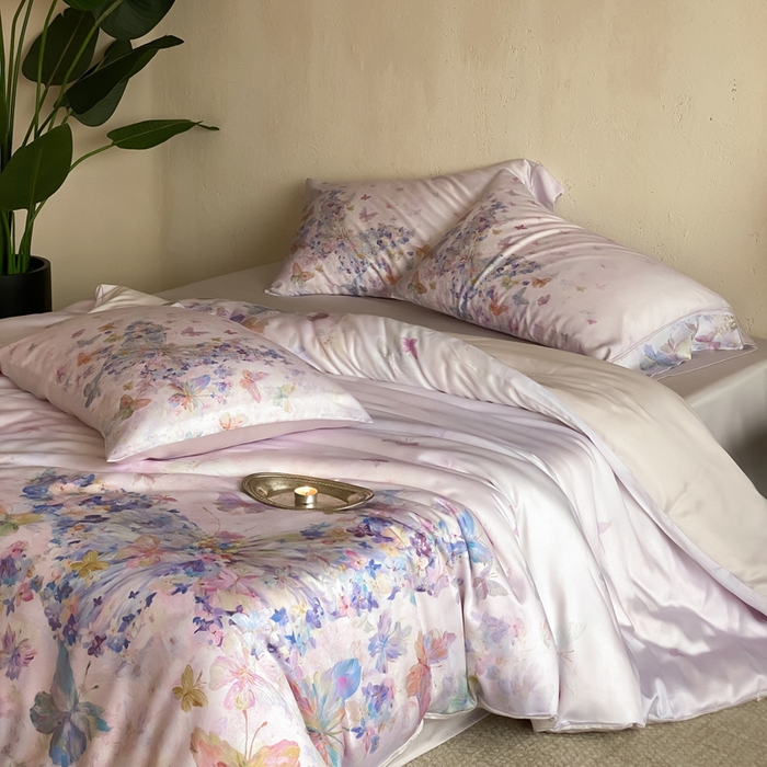 91家纺网 家纺一手货源 找家纺 （总）三味舒屋 2026新款60S凝夏臻享天丝数码印花四件套